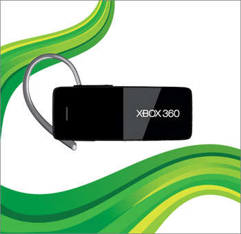 MICROSOFT WIRELESS HEADSET FOR XBOX 360 CONSOLES - LIKE NEW!