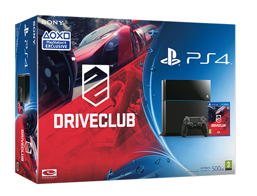 PLAYSTATION 4 500 GB CONSOLE+DRIVECLUB GAME BUNDLE-BRAND NEW SEALED!
