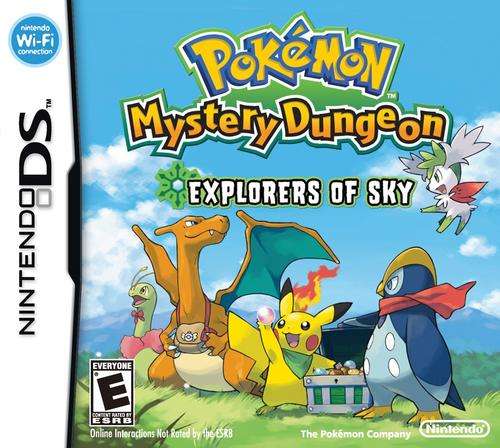 POKEMON: MYSTERY DUNGEON - EXPLORERS OF  SKY NINTENDO DS GAME