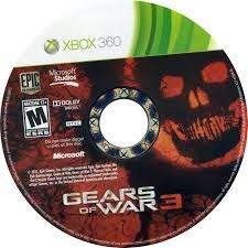 GEARS OF WAR 3 XBOX 360 GAME - DISC ONLY