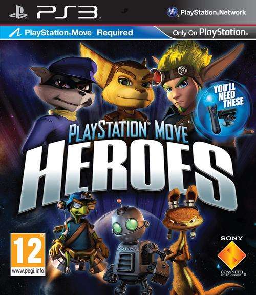 PLAYSTATION MOVE: HEROES PS3 GAME - IN STOCK - READY FOR DISPATCH