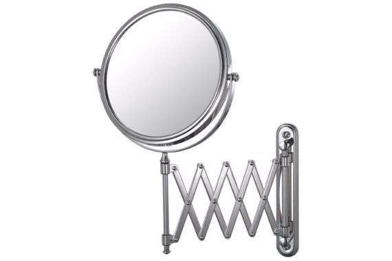 EXTENDABLE MAGNIFYING VANITY WALL MAKE UP MIRROR - IN STOCK