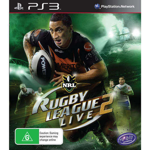 NRL RUGBY LEAGUE LIVE 2 PS3 GAME - IN STOCK