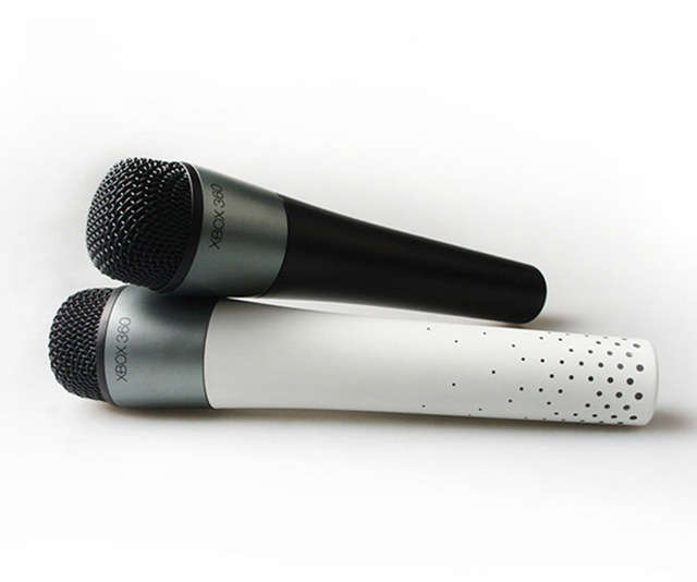 GENUINE PAIR OF MICROSOFT LIPS WIRELESS MICROPHONES FOR XBOX 360 CONSOLES - IN STOCK