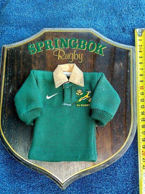 SPRINGBOK MINI RUGBY JERSEY MEMORABILIA -IN STOCK