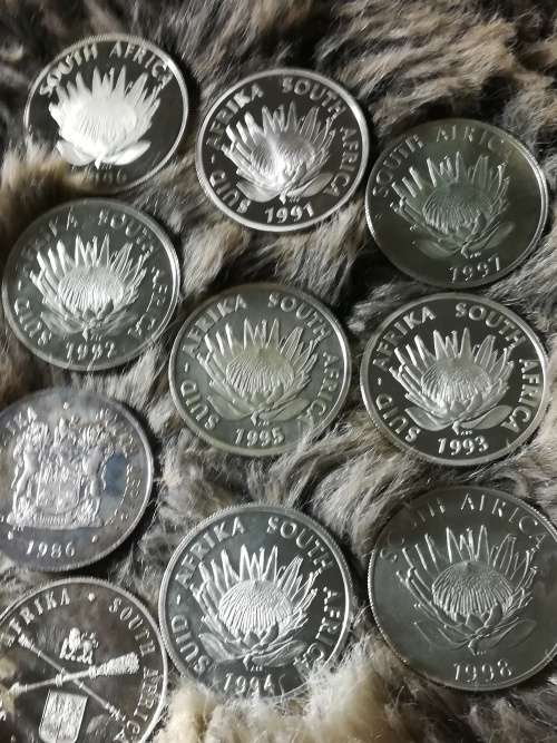 Protea Silver R1 X 10. Rare and Collectibles!