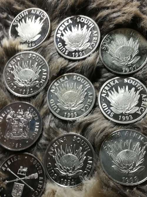 Protea Silver R1 X 10. Rare and Collectibles!
