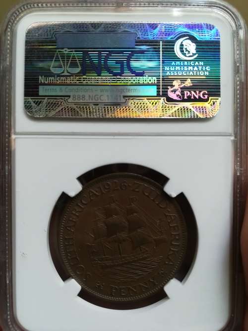 1926 Penny. AU53!! NGC!On Snap Friday Auction!! Extremely rare in this condition!!