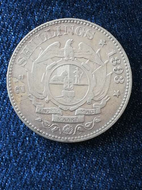 1893 Two 1/2 Shilling!!Ultra rare in any condition!!Crazy Wednesday auction!!