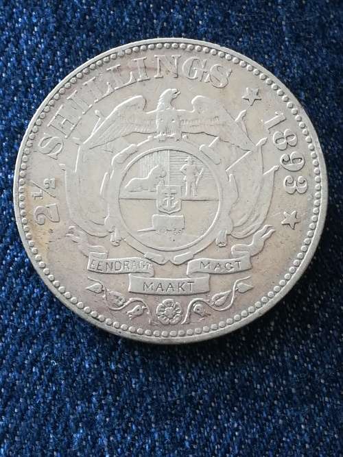 1893 Two 1/2 Shilling!!Ultra rare in any condition!!Crazy Wednesday auction!!