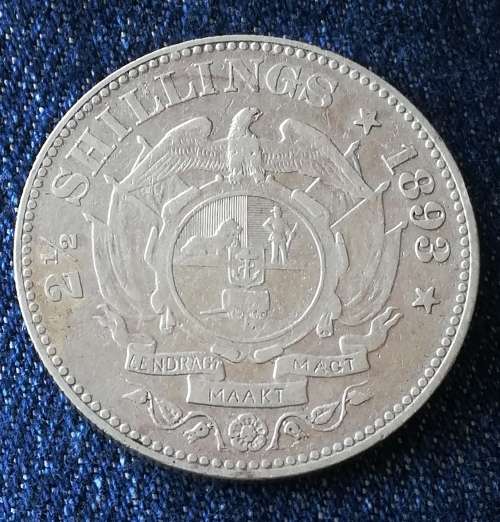 1893 Two 1/2 Shilling!!Ultra rare in any condition!!Crazy Wednesday auction!!