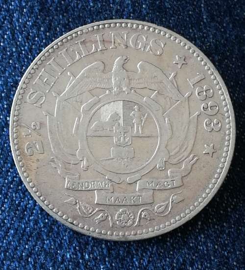 1893 Two 1/2 Shilling!!Ultra rare in any condition!!Crazy Wednesday auction!!