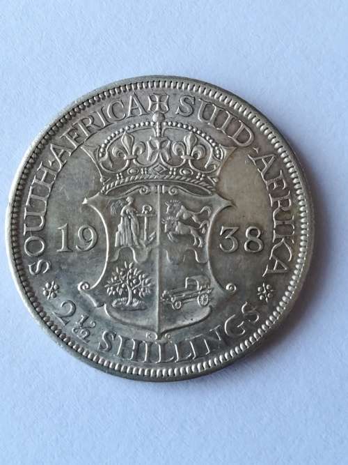 1938 2 1/2 Shilling!!Ultra rare condition!!Weekend Auction!!
