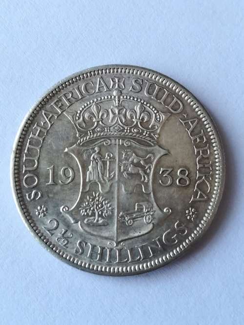 1938 2 1/2 Shilling!!Ultra rare condition!!Weekend Auction!!