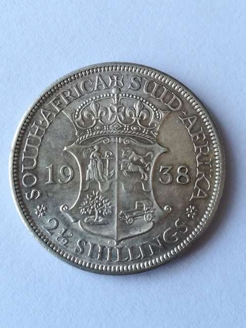 1938 2 1/2 Shilling!!Ultra rare condition!!Weekend Auction!!