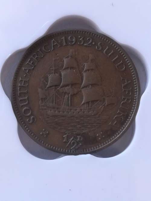 1932 1/2 Penny!! Very Rare!! Excellent condition!! On Weekend auction!!