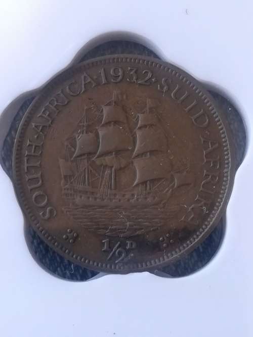 1932 1/2 Penny!! Very Rare!! Excellent condition!! On Weekend auction!!