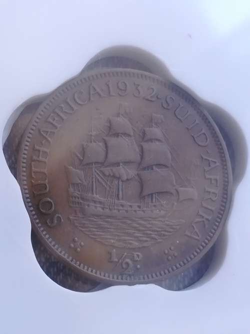 1932 1/2 Penny!! Very Rare!! Excellent condition!! On Weekend auction!!