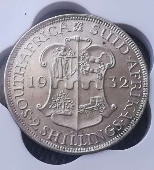 1932 2Shilling!! Very rare!! Extremely good condition!!Weekend Auction!!