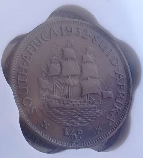 1932 1/2 Penny!! Very Rare!! Excellent condition!! On Weekend auction!!