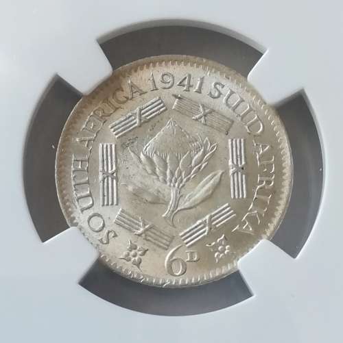 1941 6Pence!! MS63!! Thousands been melted!!Rare!! Weekend Auction!!