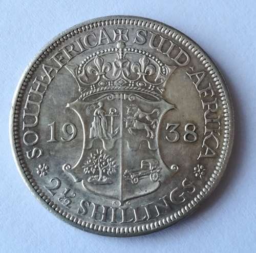 1938 2 1/2 Shilling!!Ultra rare condition!!Weekend Auction!!