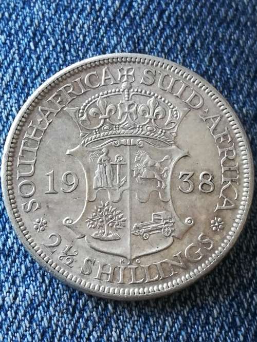 1938 2 1/2 Shilling!!Ultra rare condition!!Weekend Auction!!