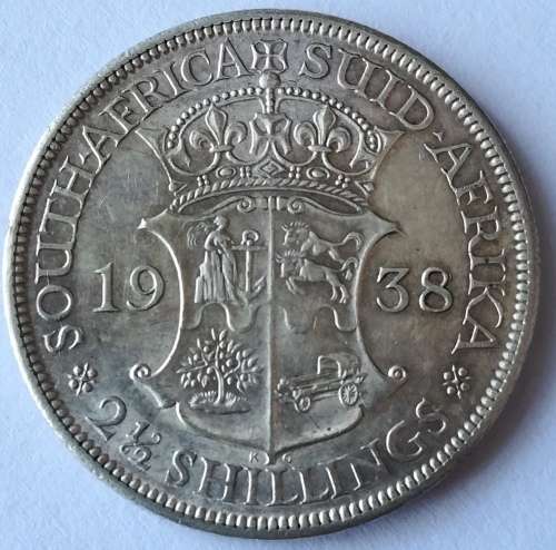 1938 2 1/2 Shilling!!Ultra rare condition!!Weekend Auction!!
