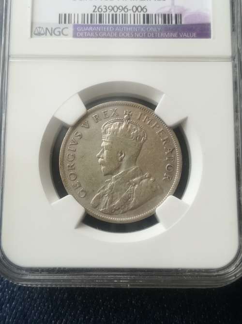 1927 Two Shilling!! Ultra Rare!! NGC Graded. Beautiful Coin!!Snap Friday Auction!!