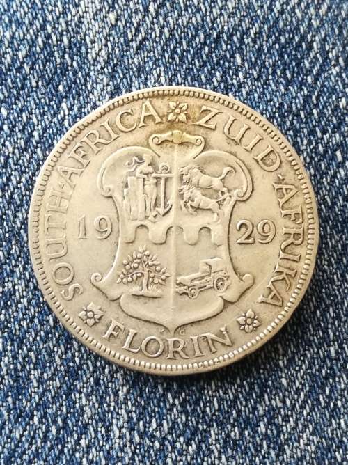 1929 2.Shilling!! Rare!! Selling up to R70 000!! Weekend Special from R20!!