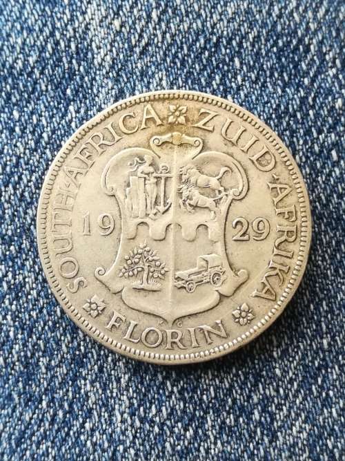 1929 2.Shilling!! Rare!! Selling up to R70 000!! Weekend Special from R20!!