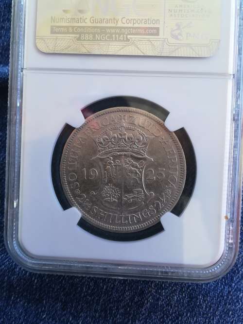 1925 2.5 Shilling!! Rarest!! Excellent Collectors Item!!