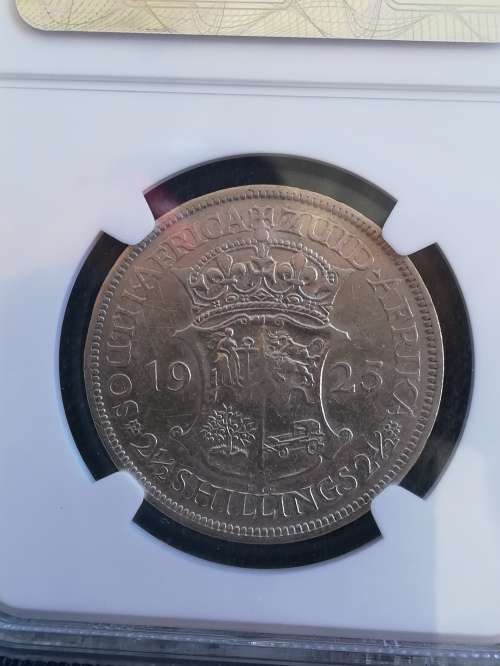 1925 2.5 Shilling!! Rarest!! Excellent Collectors Item!!