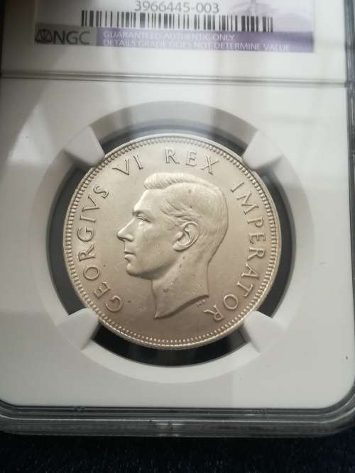 1937 2.5 Shilling!! Rare!! NGC Graded! From R1!! Excellent Collectors Item!!