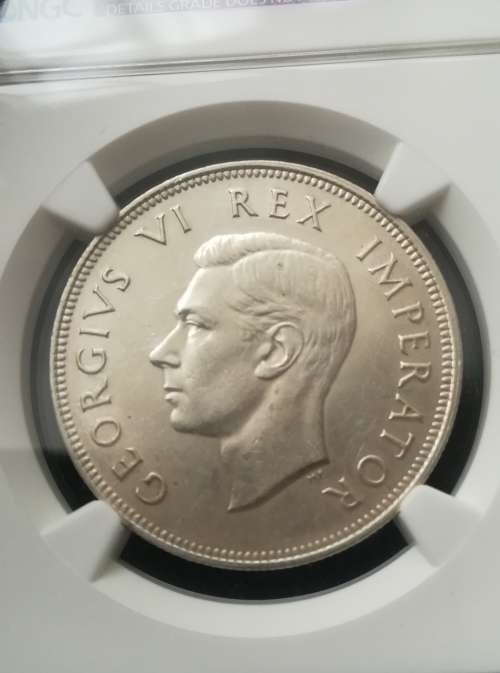 1937 2.5 Shilling!! Rare!! NGC Graded! From R1!! Excellent Collectors Item!!