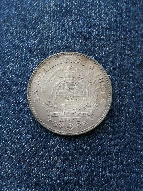 1893 2.5 Shilling!! Extremely RARE!! From R1!! Crazy Wednesday auction!!