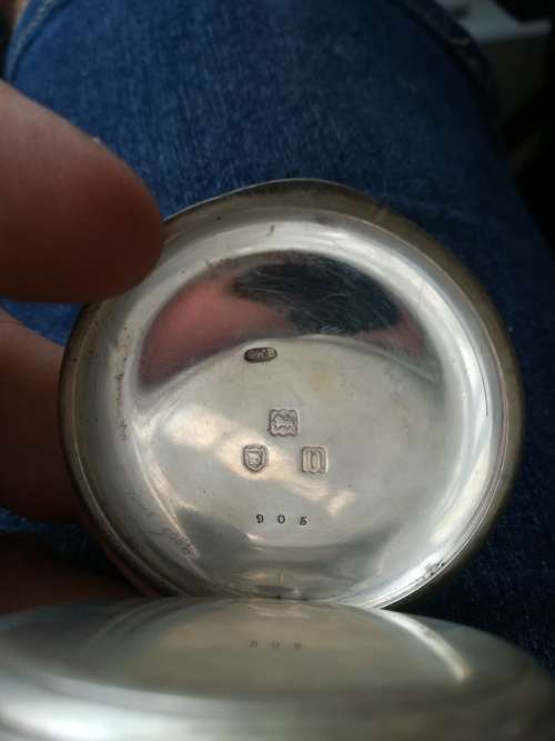 RARE!! Antique Early 1900 Silver JW. Benson, London Pocket Watch!!