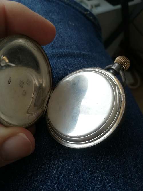 RARE!! Antique Early 1900 Silver JW. Benson, London Pocket Watch!!