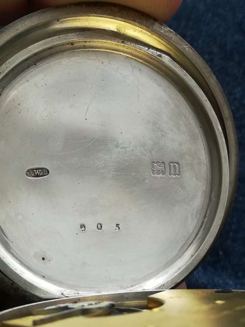 RARE!! Antique Early 1900 Silver JW. Benson, London Pocket Watch!!