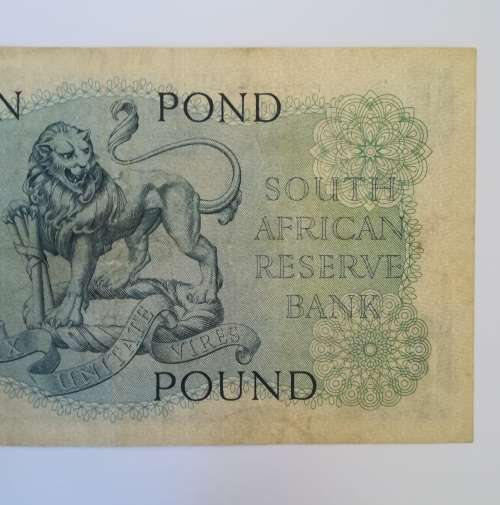 1 Pound Note!! Ultra rare!!B104 Very low!! De Kock!!Weekend Special from R1