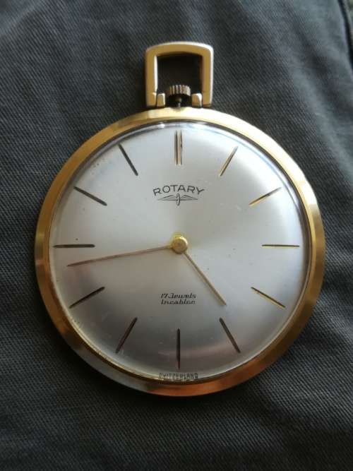 Rotary Pocket Watch!! Switzerland!! Incabloc!! Crazy Wednesday auction!!
