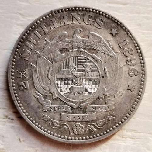 1896 2.1/2 Shilling!! RARE!! R1 Auction!! Weekend Special Auction!!