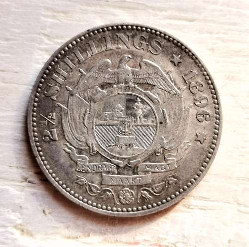 1896 2.1/2 Shilling!! RARE!! R1 Auction!! Weekend Special Auction!!