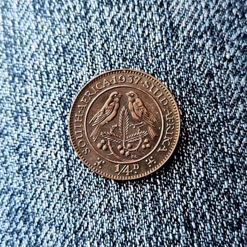 1937!! 1/4 Penny!! Only-38,254! R1-Start!!Exellent Collectors item!!