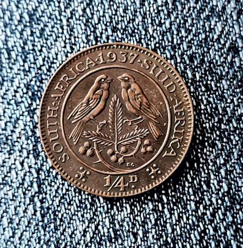 1937!! 1/4 Penny!! Only-38,254! R1-Start!!Exellent Collectors item!!