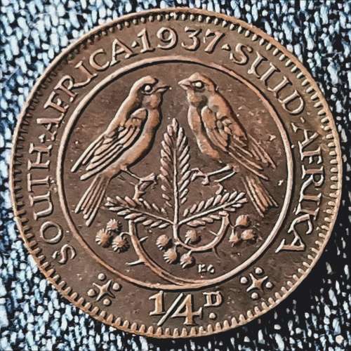 1937!! 1/4 Penny!! Only-38,254! R1-Start!!Exellent Collectors item!!