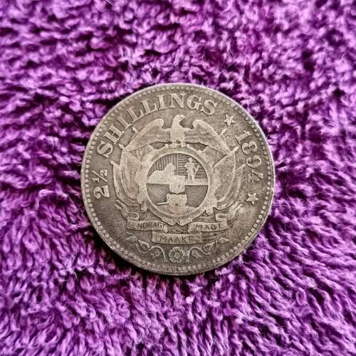 1894!! *2.1/2 Shilling*!!R1-Snap!! Ultra Rare!!Exellent Collectors item!!