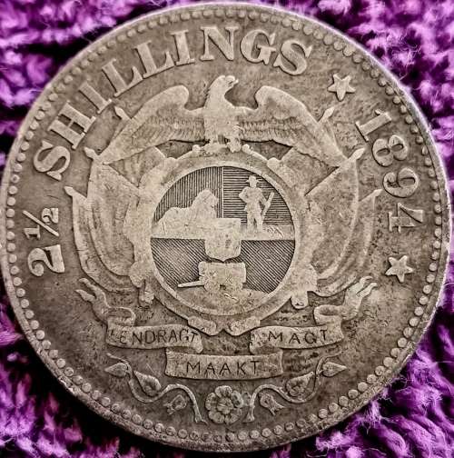 1894!! *2.1/2 Shilling*!!R1-Snap!! Ultra Rare!!Exellent Collectors item!!