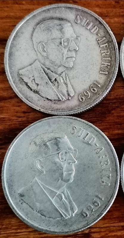 4x*Diffrent*R1-1969!!R1-Start!! Exellent Silver Collectors item!!