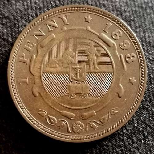 1898 Penny!! RARE!! R1-Start!! Exellent Condition!!